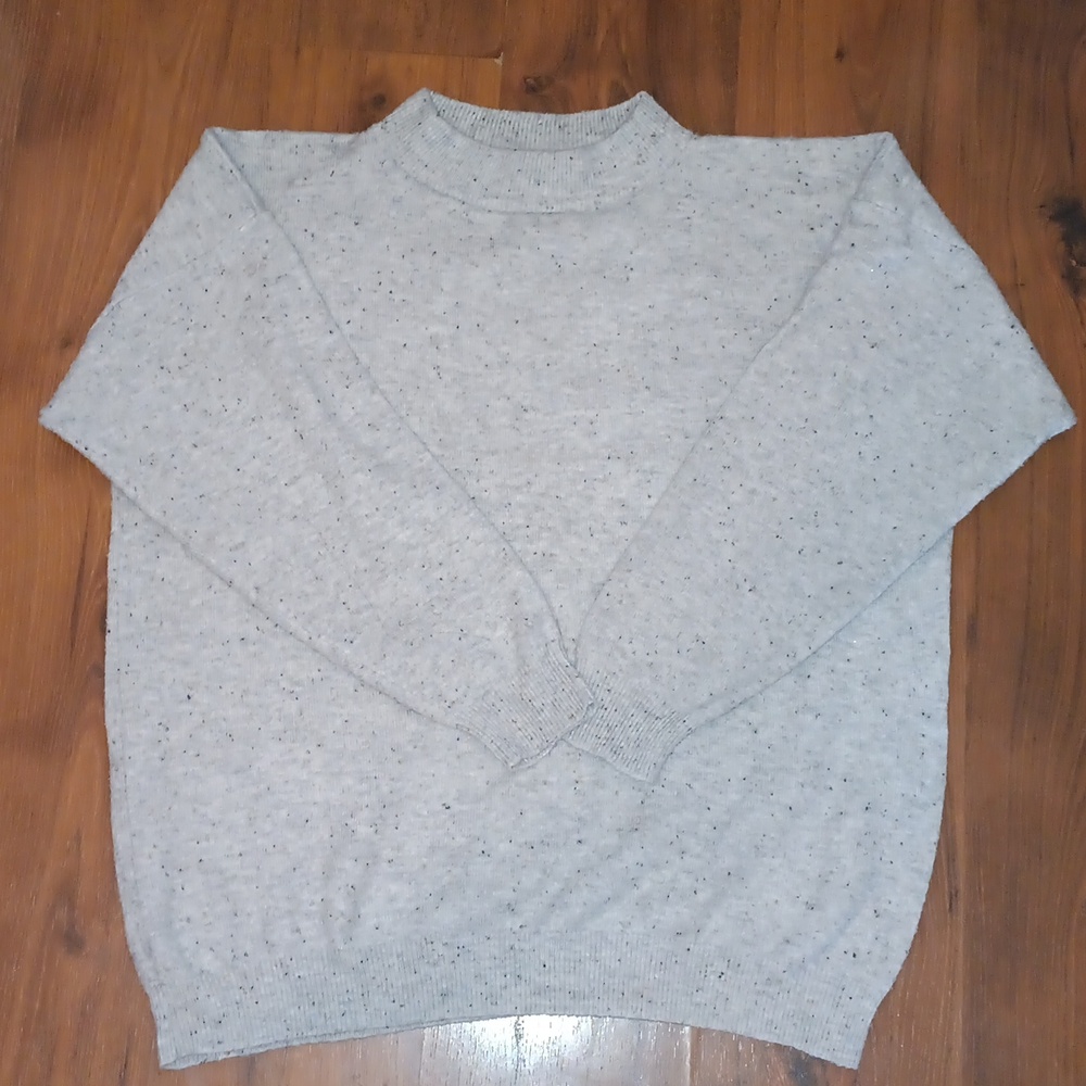 a new day Light Gray Crewneck Sweater. #701